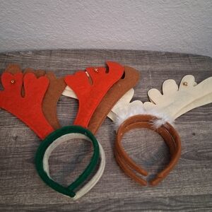Festive Christmas Reindeer Antler Headbands